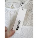 BB Dakota NWT  Smoke And Mirrors Lace White XS Nordstrom Blouse Photo 4