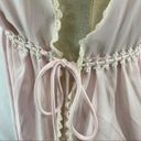 Dior Vintage Miss  Pink White Lace Tie Side Nightie Small Photo 4