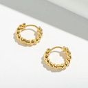 Madewell NWT  Demi-Fine Puffed Huggie Hoop Earrings 14K Gold Photo 0