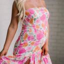 These Three Boutique Sold Out Viral Floral Bodycon Maxi Dress  Photo 0