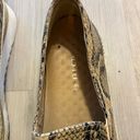 Donald Pliner  10 Leather Snakeskin Printed Slip on Loafers Photo 5