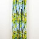 ZARA Pleated Watercolor Maxi Dress S Photo 0