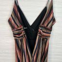 BCBGeneration  Multicolored Striped Spaghetti Strap Dress V Neck New Size 4 Photo 11