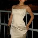 House Of CB  'Nalita' Vintage Cream Embellished Strapless Midi Dress NWOT size XS Photo 9