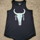 Grayson Threads Black Desert Skull Tank Top, Women's XS Photo 0