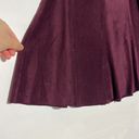 BB Dakota  Kimber Faux Suede Skirt Aubergine Size 10 Photo 5