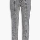 Isabel Marant  ÉTOILE Hominy pintucked acid-wash high-rise slim-leg jeans Grey Photo 2