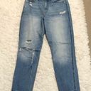 Abercrombie & Fitch  Signature Girlfriend Jeans High Waisted Raw Distressed 27 Photo 0