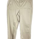 Tommy Hilfiger  Tan Blazer & Cropped Pants Suit Photo 2