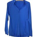 Champion  BLUE PULLOVER 1/4 ZIP TRACK SWEATER WOMENS SIZE SMALL RETAIL $45 Photo 0