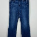 Judy Blue  Jeans Womens 11/30 Boot Cut Stretch Denim Raw Hem Medium Wash Pockets Photo 13