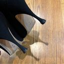 Anne Klein  Black Fabric Stiletto Pumps Shoes Size 10M Photo 6