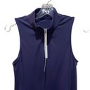 Halara  Softlyzero Airy Stand Collar Zipper 2-Piece Active Dress Blue Size Small Photo 4