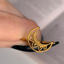 The Moon cute ring | size 7 | high quality | aesthetic | sacred geometry | witchy | Photo 10