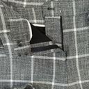 White House | Black Market  WHBM Luxe Gray Plaid 5” Short High Waisted Belted 6P Photo 5