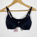 Savage X Fenty Black Lace Bra Size 34DD Photo 0