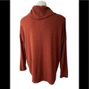 Lou & grey  Super Soft Cowl Neck Sweater, Rust Photo 3