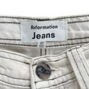 Reformation Wilder White Wide Legged Jeans size 27 Photo 2