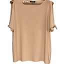 DKNY  TAN Cold shoulder blouse size XL Photo 2