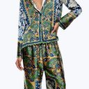 ZARA  FLOWY PRINTED SHIRT and pants size medium Photo 0