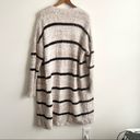 onetheland  striped soft cardigan size medium Photo 3