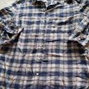 Treasure & Bond   Blue-Pink Ryan Plaid Boyfriend  Button Down Shirt Womens Size S Photo 4