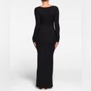 SKIMS Long Sleeve Scoop Neck Maxi Dress NWT S Photo 3