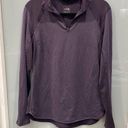 The North Face  Women's Purple Crew Pull Over Sweater FlashDry Sz L Photo 0