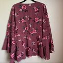 City Chic  Floral Print mauve Blouse size 22 Photo 4