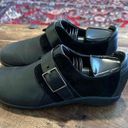 NAOT Black Buckle Closure Mixed Materials Loafer Shoes Size 38 Photo 0