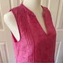 Sigrid Olsen  - 100% Linen Pink Sleeveless Dress With Pockets - Size SMALL Photo 3