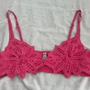 Free People Bali Soleil bralette cropped top Size medium Condition: NWOT Color: pink Photo 0