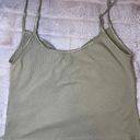 American Eagle Outfitters Adjustable Carmel Brown Tank With Scrunch Photo 1