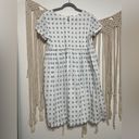 Roolee  | White and Blue 100% cotton Dress Photo 6