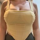 Mesh Corset Top Tan Size M Photo 0