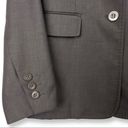 Anne Klein  Womens Blazer Taupe Gray Lined Office Business Careerwear Work Size 4 Photo 4