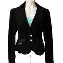 White House | Black Market  Corduroy Black Blazer,  Sz 10 Photo 0