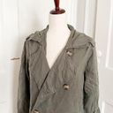 American Eagle  Olive Green Trench Photo 2