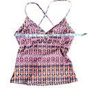 Jessica Simpson NEW  Women's Print Bikini Swimsuit Separates Pink Size Medium Photo 4