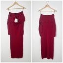 Bardot  Off Shoulder Knit Dress in Burgundy Photo 2