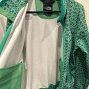 The North Face  Green Retro Patterned Jacket with Fleece Lining Women’s Medium Photo 8