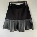 CAbi Black Owens Skirt S Flip Style 3405 Faux Leather Photo 1