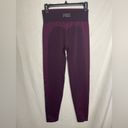 PINK - Victoria's Secret Victoria's Secret Pink Womens Size M Dark Violet Seamless Leggings Photo 5