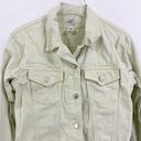 00s GAP Vintage Cotton Collared Button Flap Pocket Trucker Jacket Yellow Size M Photo 9