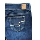 American Eagle  Women's Slim Boot Jeans Stretch Dark Wash Denim Size 10 Short Photo 6