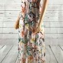 BCBGeneration  Aloha Floral Chiffon Maxi Dress SMALL Photo 0