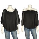 Romeo + Juliet Couture  Black Off the Shoulder Top Size M Photo 1