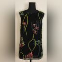 Coldwater Creek - Black and floral tank top Size M/L Photo 1