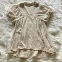 Entro V-Neck Gauze Embroidered Baby Doll Dress Photo 0