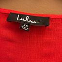 Philosophy Lulu’s My  Short Sleeve Red Wrap Dress XS Photo 6